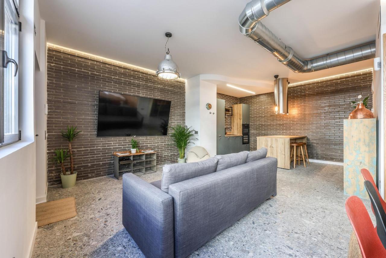 Loft Reformado Industrial Apartman Madrid Kültér fotó