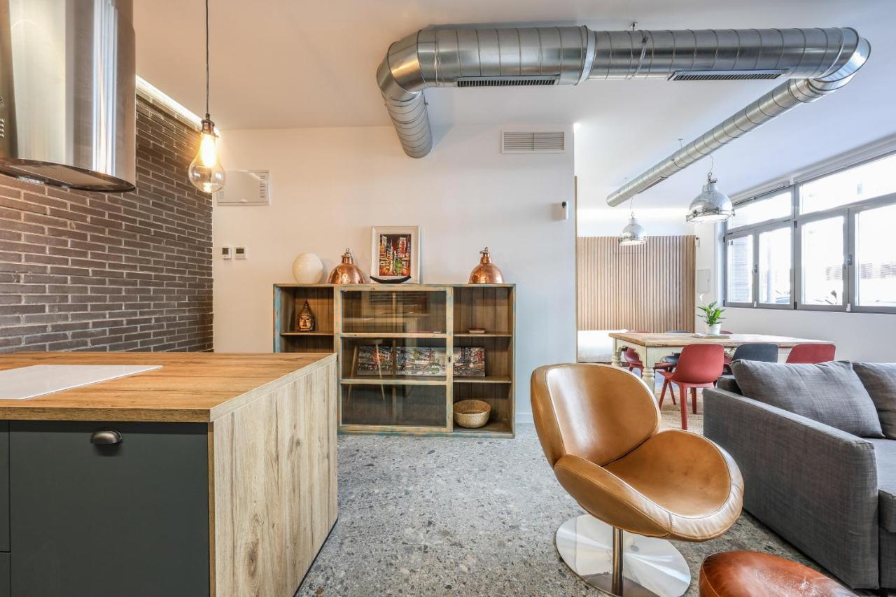 Loft Reformado Industrial Apartman Madrid Kültér fotó